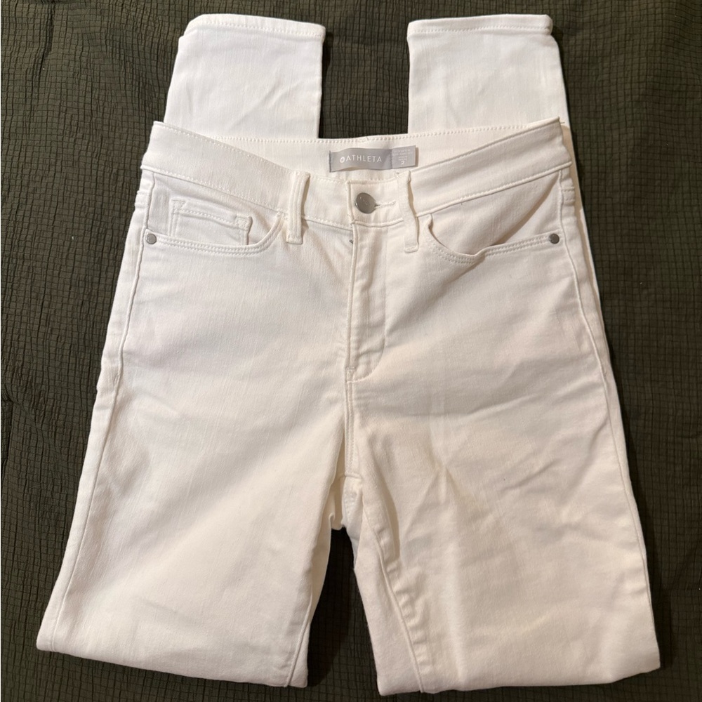 Athleta White Skinny Jeans